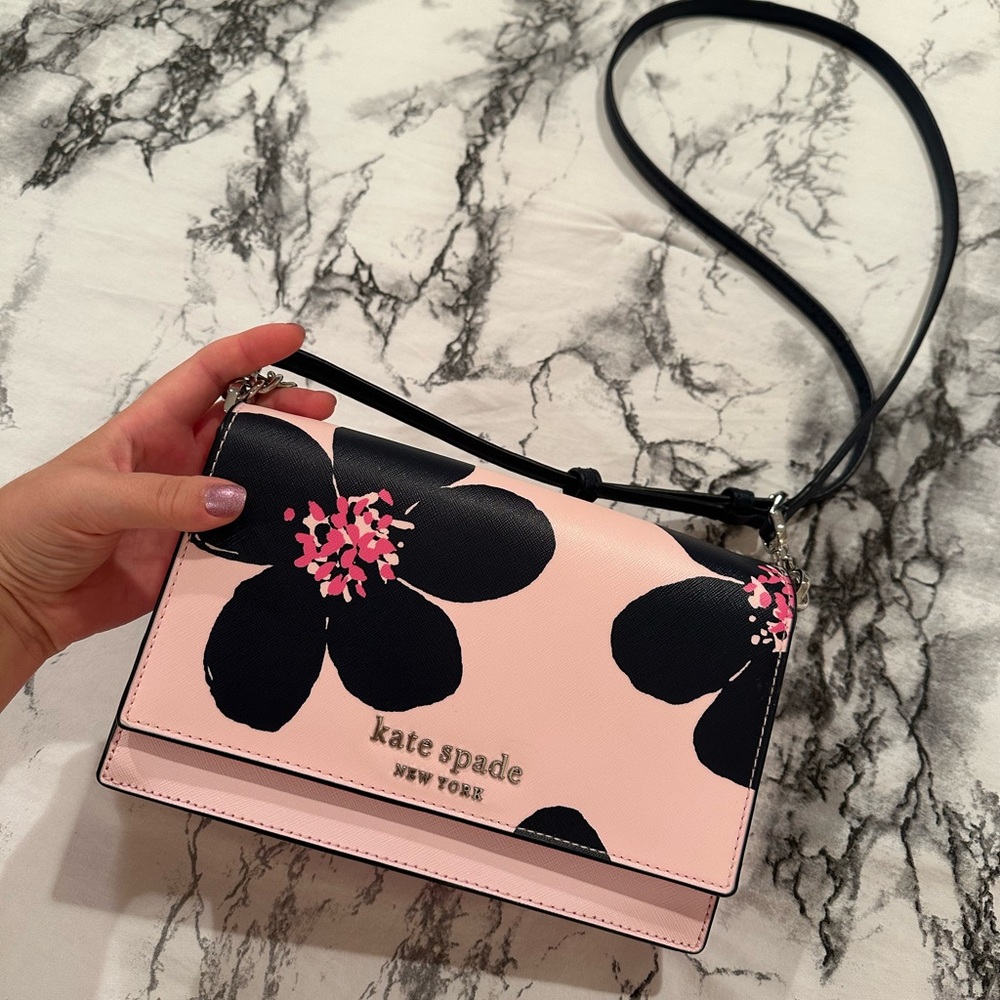 Kate Spade Pink Floral Bag
